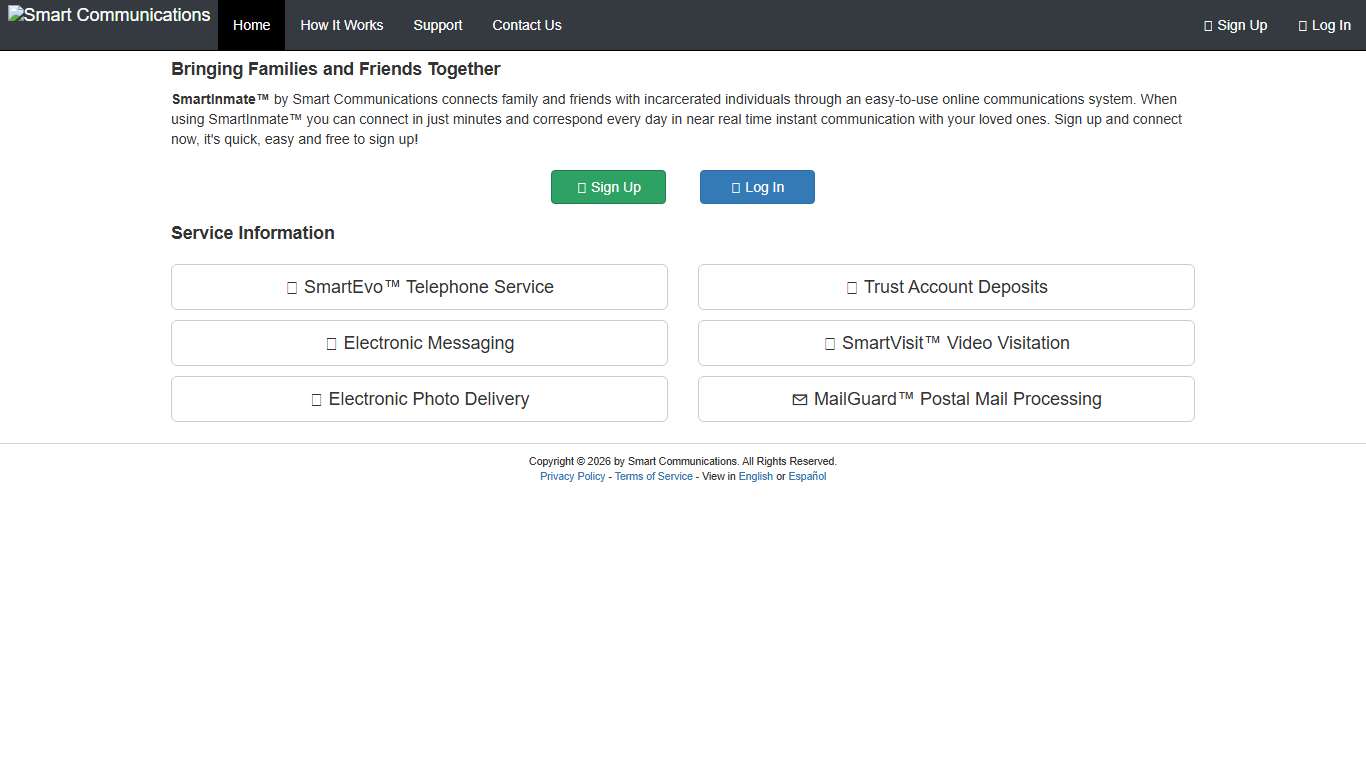 SmartInmate™ - Corrections Communications Services